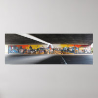 Oakland Super Heroes Mural 1 Poster