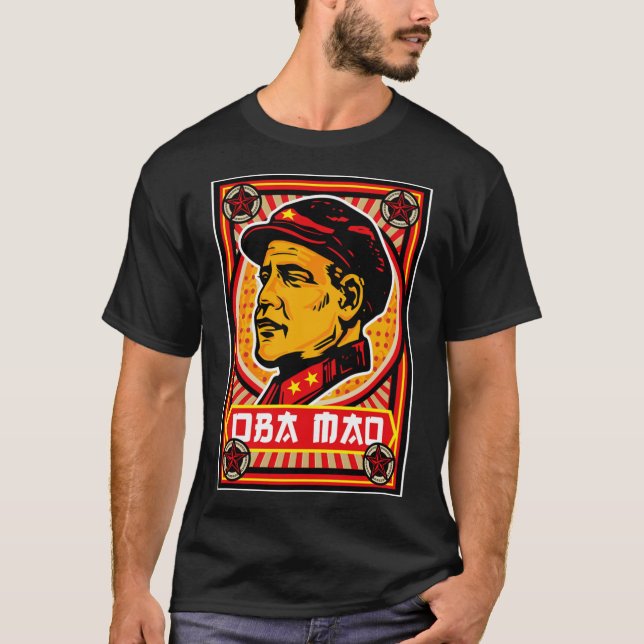 Oba Mao Propaganda Poster Classic T-Shirt (Frente)