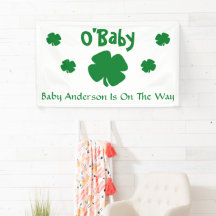 O'Baby Dia de São Patrício Chá de fraldas