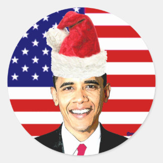 Obama adesivos de Natal
