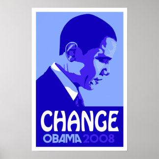 Obama - Alterar Poster Azul