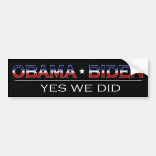 Obama * Biden - Adesivo de Para-choque