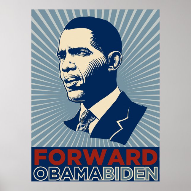 Obama Biden Forward Poster (Frente)