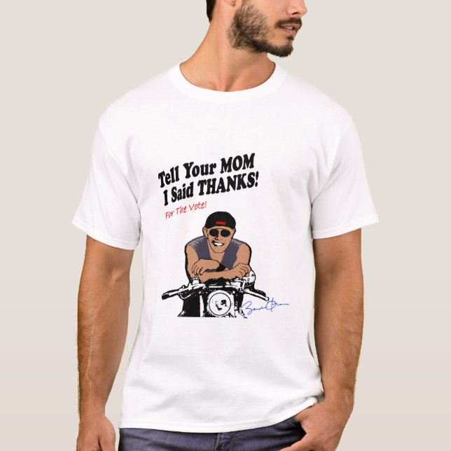 Obama Biker T-Shirt (Frente)