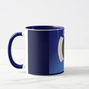 Obama caneca azul