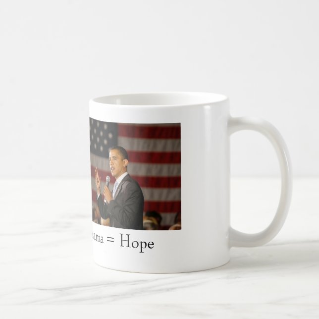 Obama = caneca da esperança (Direita)