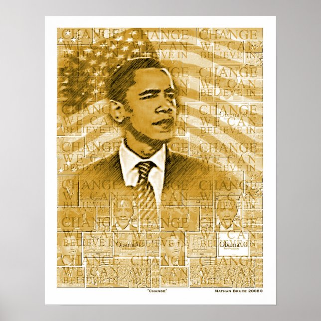 Obama "Change" Poster (Frente)