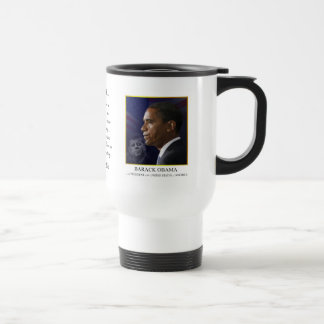 Obama com JFK - caneca de viagem