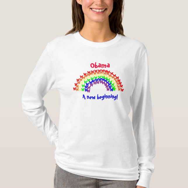 Obama, começo novo de A! Camisa (Frente)