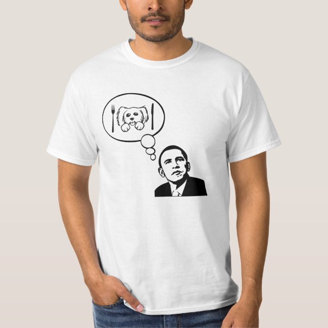 Obama comeu a camiseta de cão (Frente)