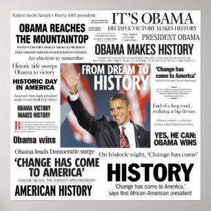 Obama: Do sonho ao poster do título da história