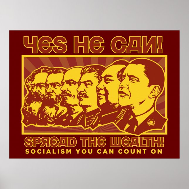 Obama Espalha o Poster de Riqueza (Frente)