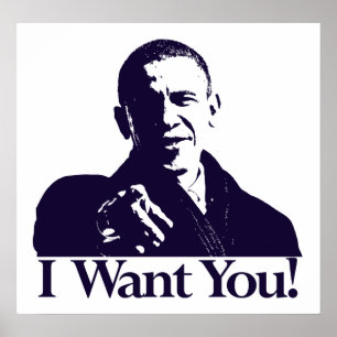 Obama eu quero-o! Poster
