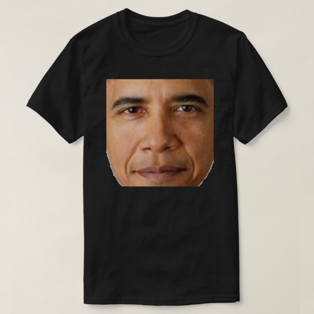 Obama Face Classic T-Shirt (Frente do Design)