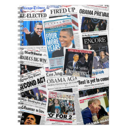 Obama ganha o caderno 2012 da Re-Eleição