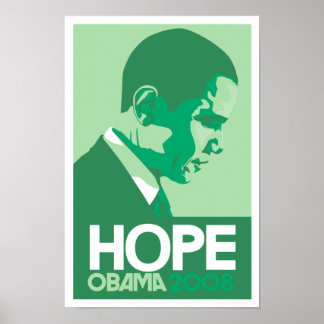 Obama - Hope Green Poster