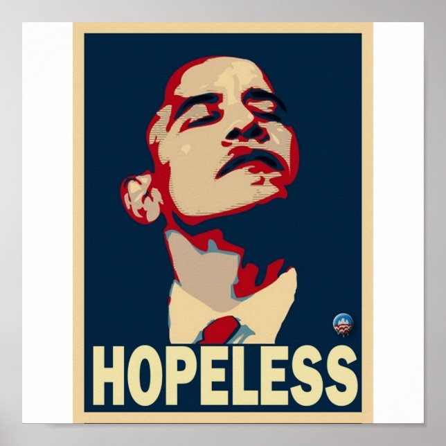 Obama Hopeless Poster (Frente)