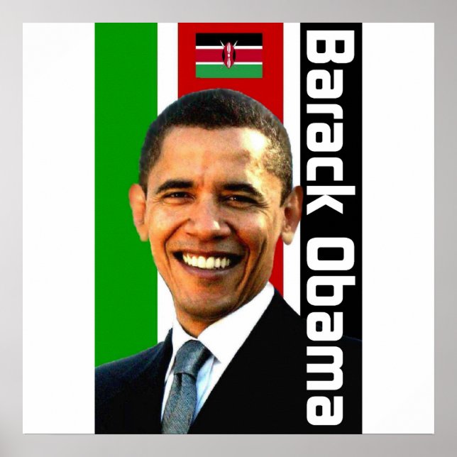 Obama Kenyan Heritage Poster (Frente)