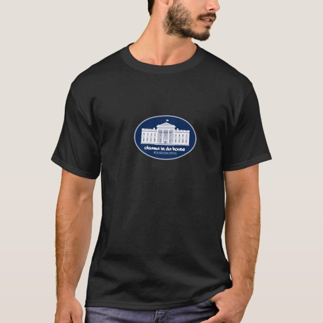 Obama no t-shirt da casa da Dinamarca (Frente)