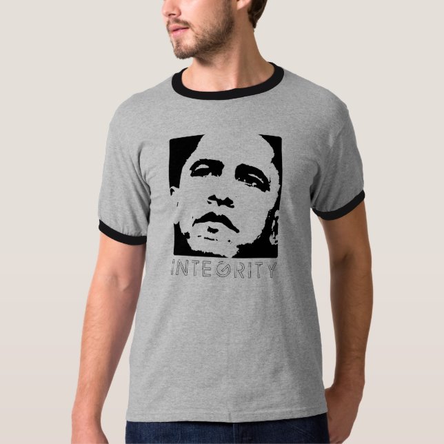 Obama para o t-shirt da integridade (Frente)