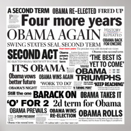 Obama Reelege Poster