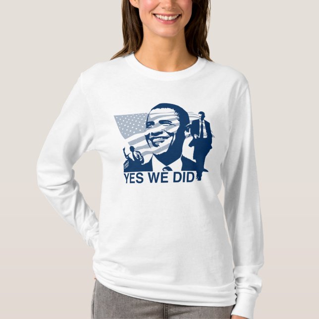 Obama sim nós fizemos o t-shirt (Frente)