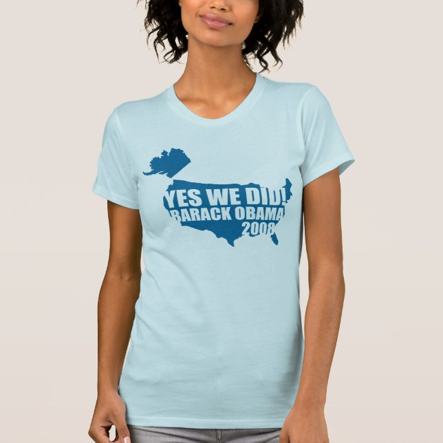 OBAMA sim nós fizemos o t-shirt (Frente)