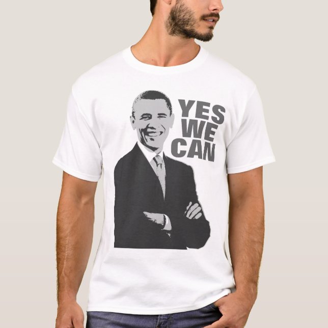Obama sim nós podemos t-shirt de | (Frente)