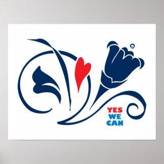 Obama - Sim Podemos, Amar Blossomas Poster