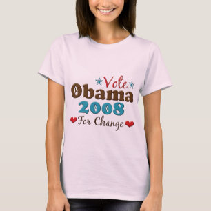 Obama T orgânico de Barack Obama da camisa de 200