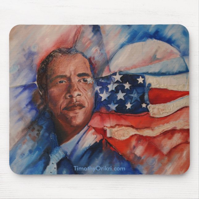 Obama: Visão personificada - Mousepad (Frente)