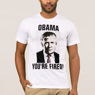OBAMA VOCÊ É ATEADO FOGO! T-SHIRT ENGRAÇADOS DE