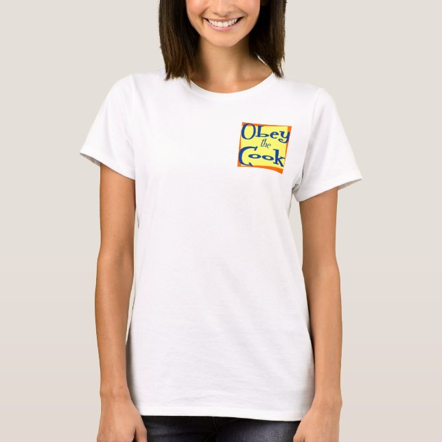 Obedeça a cozinha engraçada dizendo camiseta (Frente)