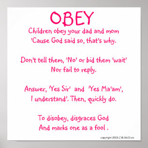 OBEDEÇA o poster