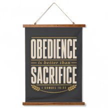 Obediência é Melhor do que Sacrifício Fé Cristã
