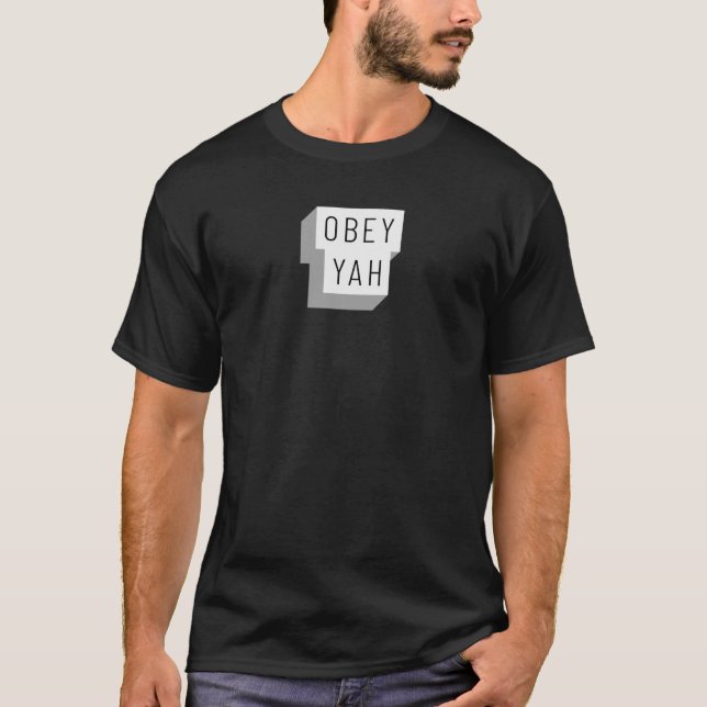 Obey Yah Hebraw Roots T-Shirt (Frente)