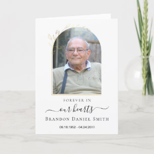 Obituário Funeral de Serviço com Cartões de agrade