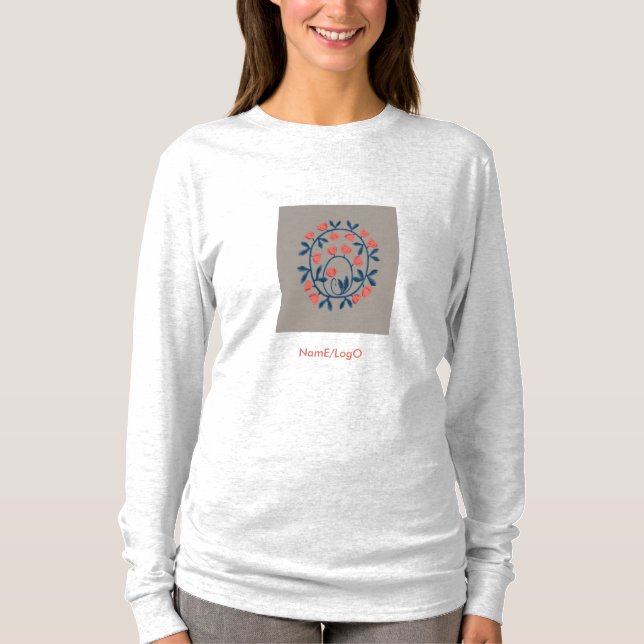 objet_17_a swan em camiseta de flores (Frente)