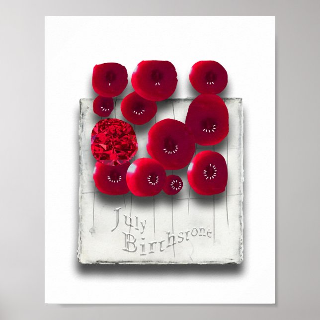 objet_4_changes on ruby matte poster (Frente)