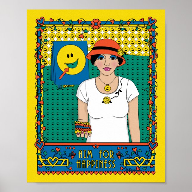 Objetivo para Felicidade_B_8x10 Poster (Frente)