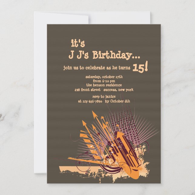 Objetivo para o Convite Céu (Frente)