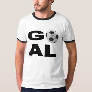 OBJETIVO - t-shirt do futebol com o gráfico da
