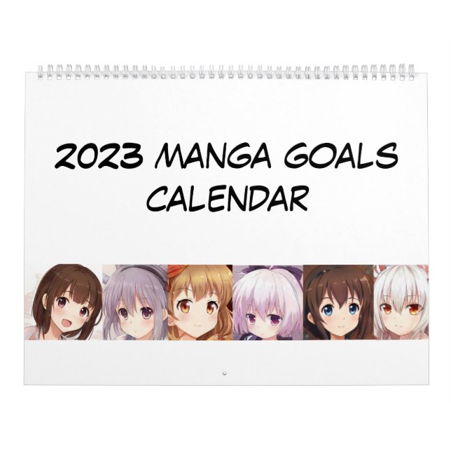Objetivos de calendário para as raparigas de manga (Capa)