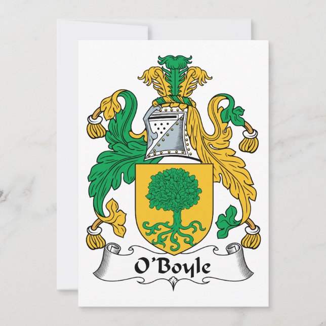 O'Boyle Family Crest (Frente)
