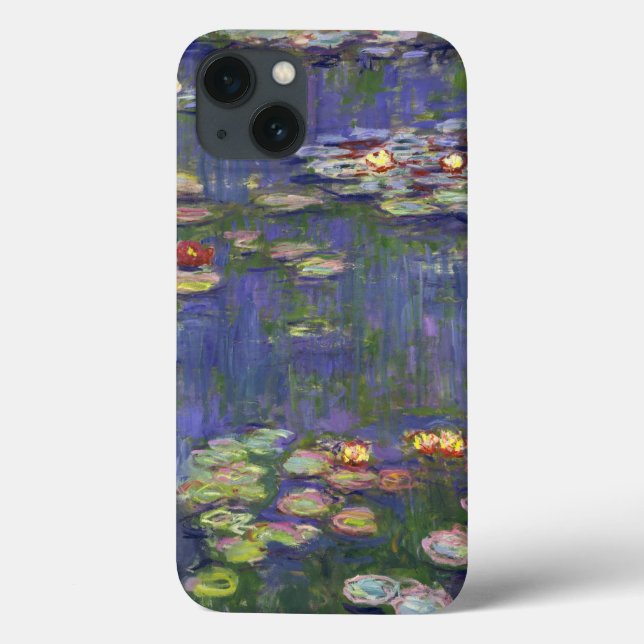 Obra-Prima de Monet Ninféias Pintura (Verso)