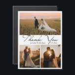 obrigado 3 fotos, moderno script, mago de casament<br><div class="desc">obrigado 3 fotos,  moderno script,  mago de casamento</div>