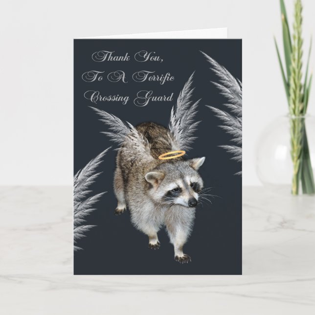 Obrigado A Passar O Cartão De Saudação Da Guarda (Frente)