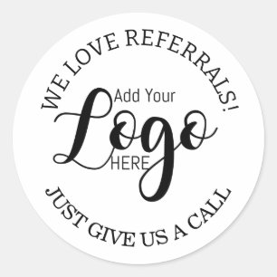 Obrigado adesivo de logotipo que você suporta uma 