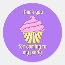 Obrigado, adesivo para Bolsas de festas