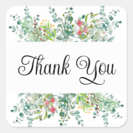 Obrigado adesivos ou selos de envelopes